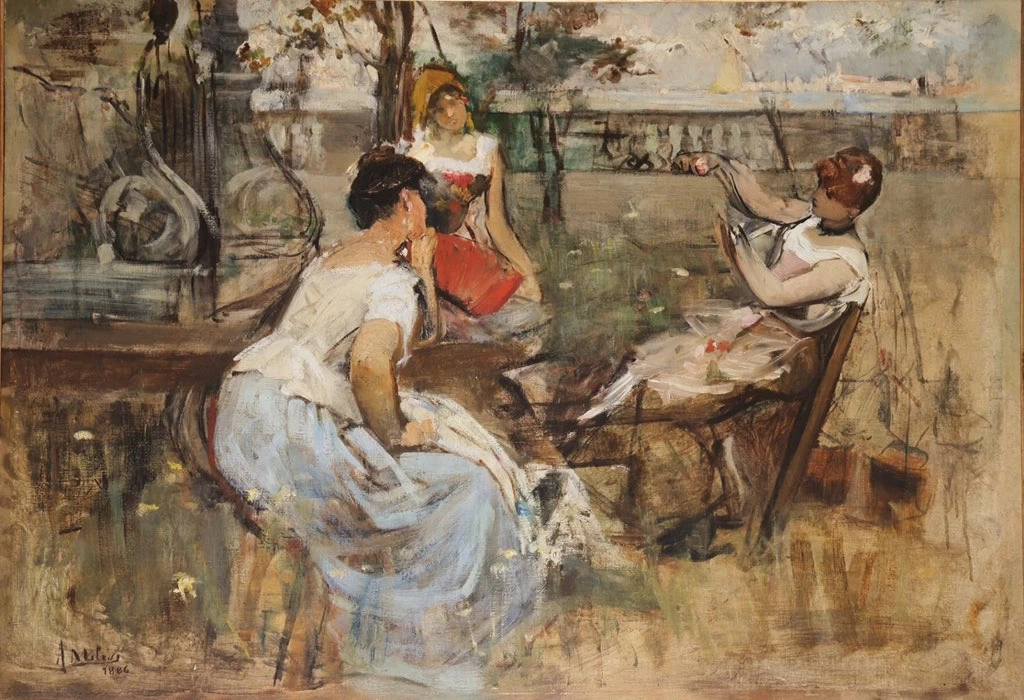 Conversazione in terrazza